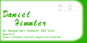 daniel himmler business card